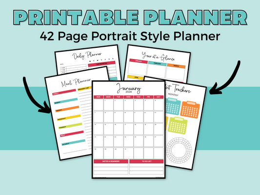Ultimate Printable Calendar and Organization Bundle