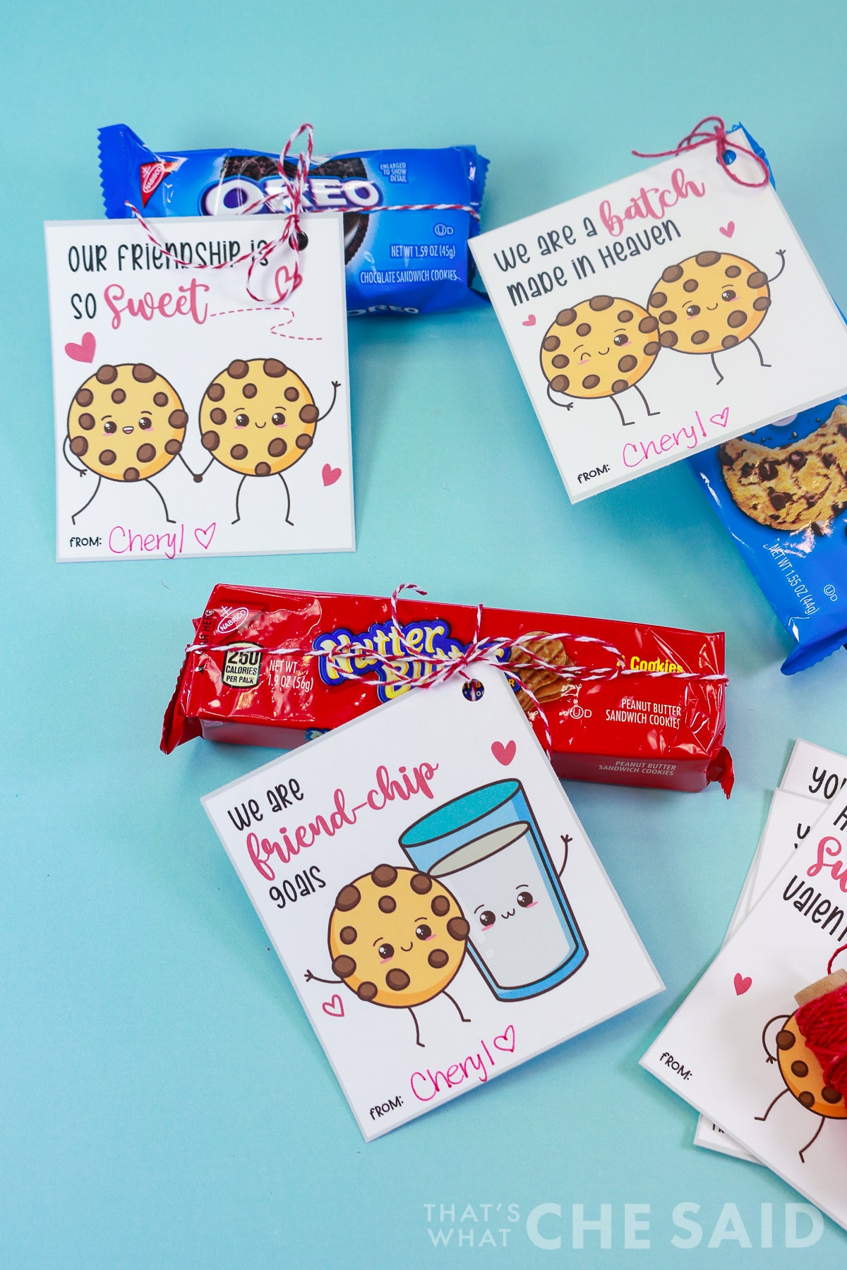 Printable Class Valentine Card Bundle
