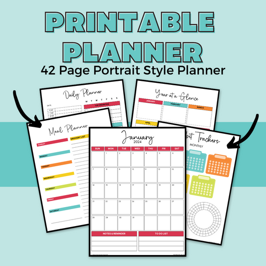 Ultimate Printable Calendar and Organization Bundle