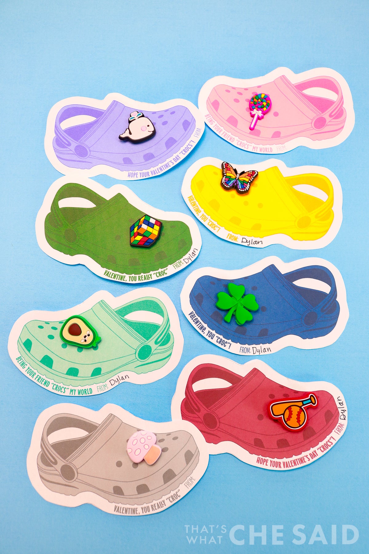 Printable Class Valentine Card Bundle