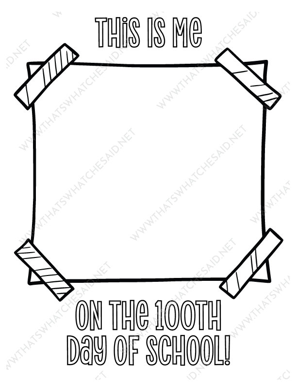 100 Days of School Printable Activity Bundle