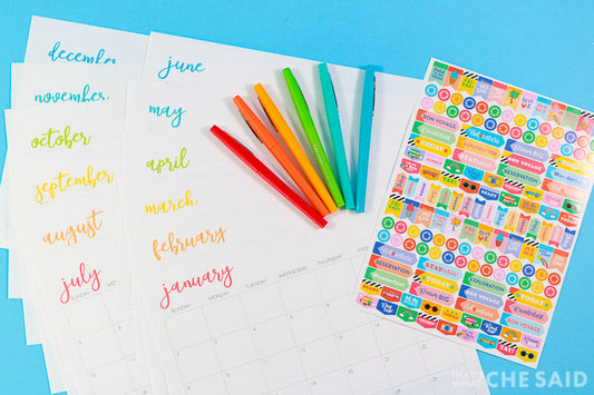 2026 Printable Calendar and Organization Bundle