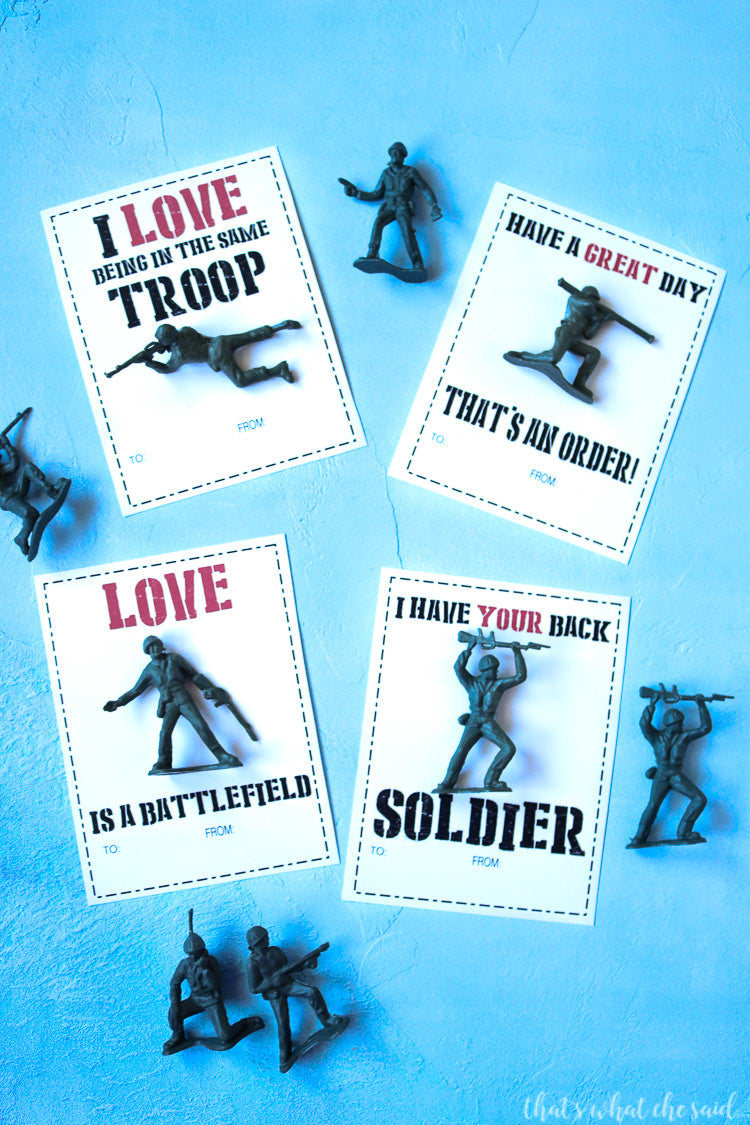 Printable Class Valentine Card Bundle