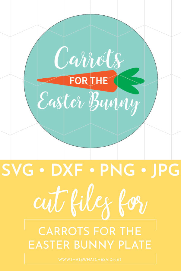 Carrots for the Eater Bunny Plate