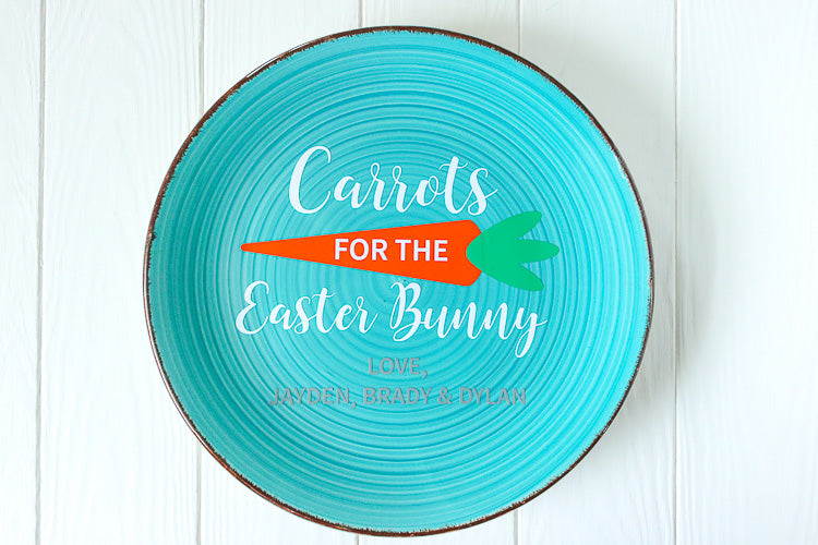Carrots for the Eater Bunny Plate