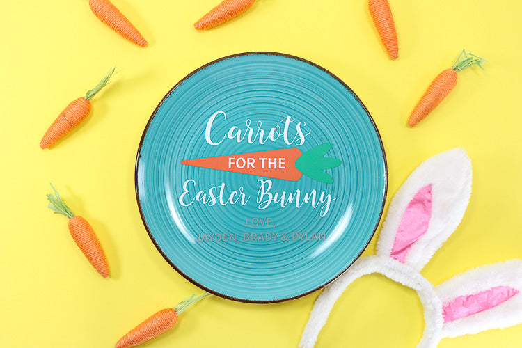 Carrots for the Eater Bunny Plate