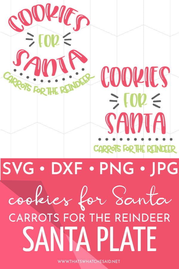 Cookies for Santa Plate