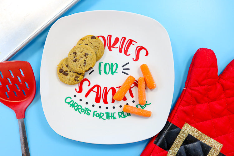 Cookies for Santa Plate