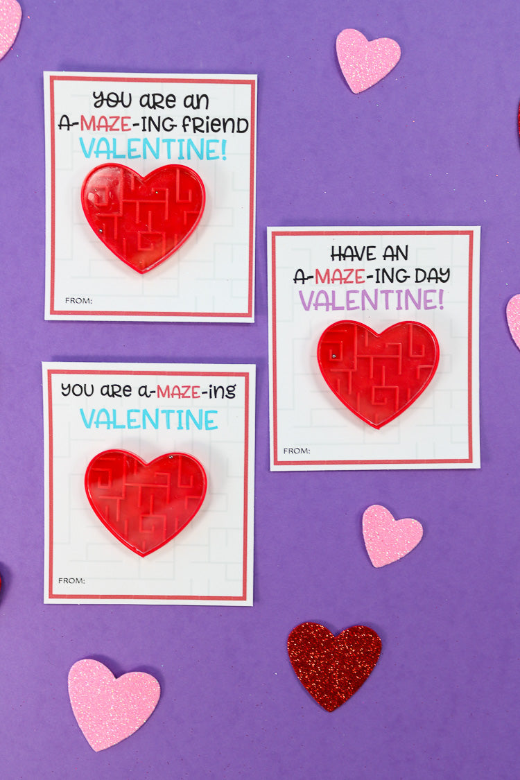 Printable Class Valentine Card Bundle