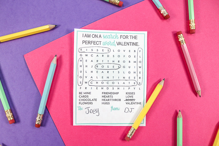 Printable Class Valentine Card Bundle