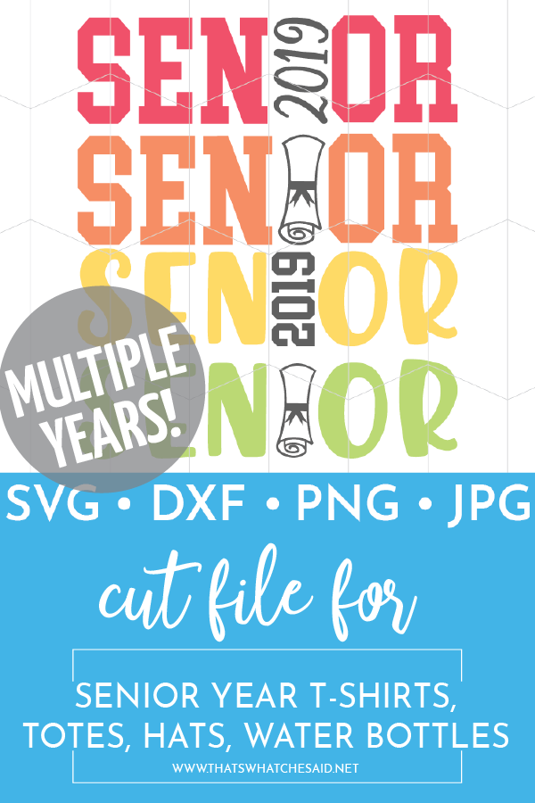 Senior Class SVG Files