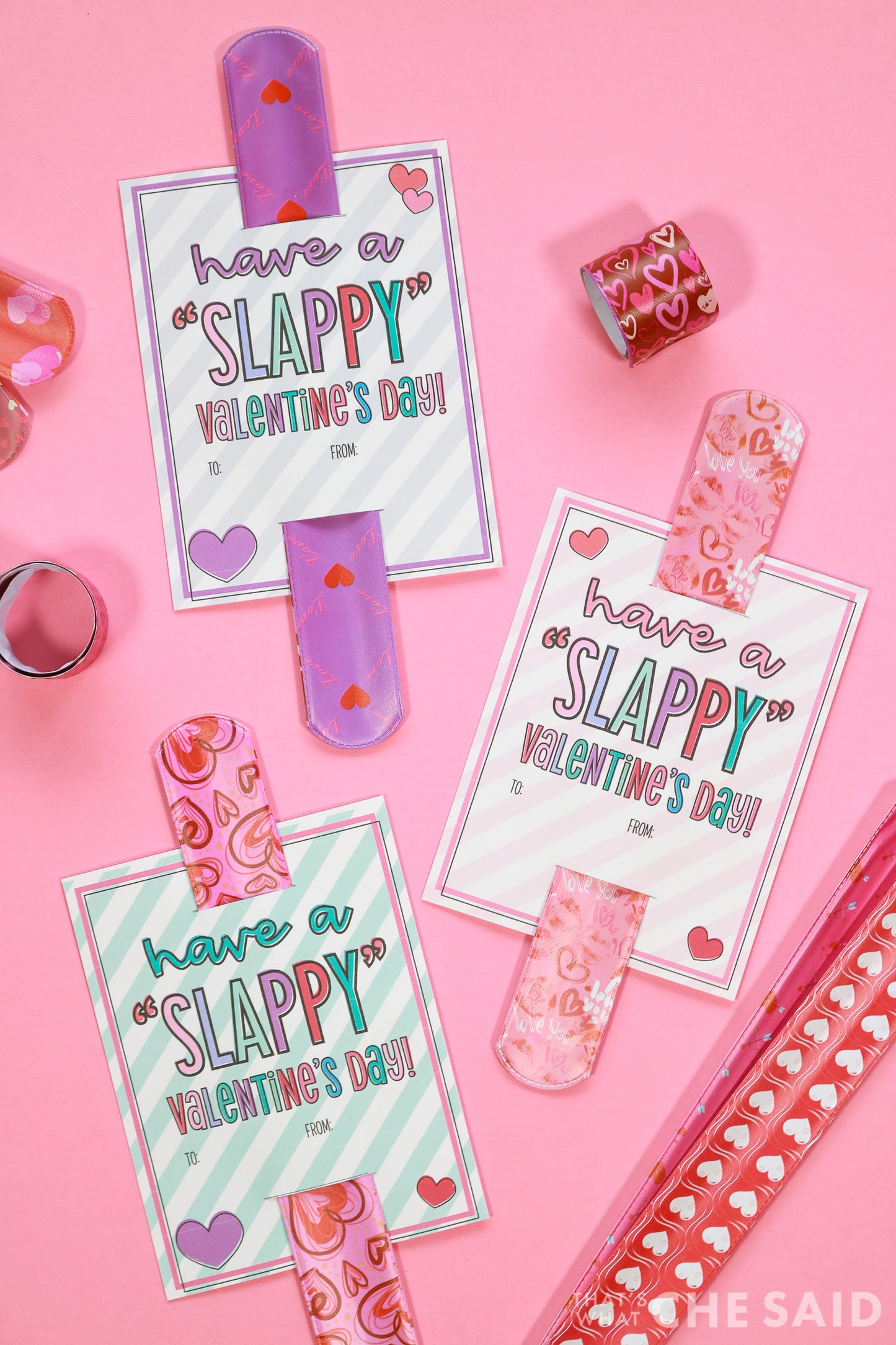 Printable Class Valentine Card Bundle