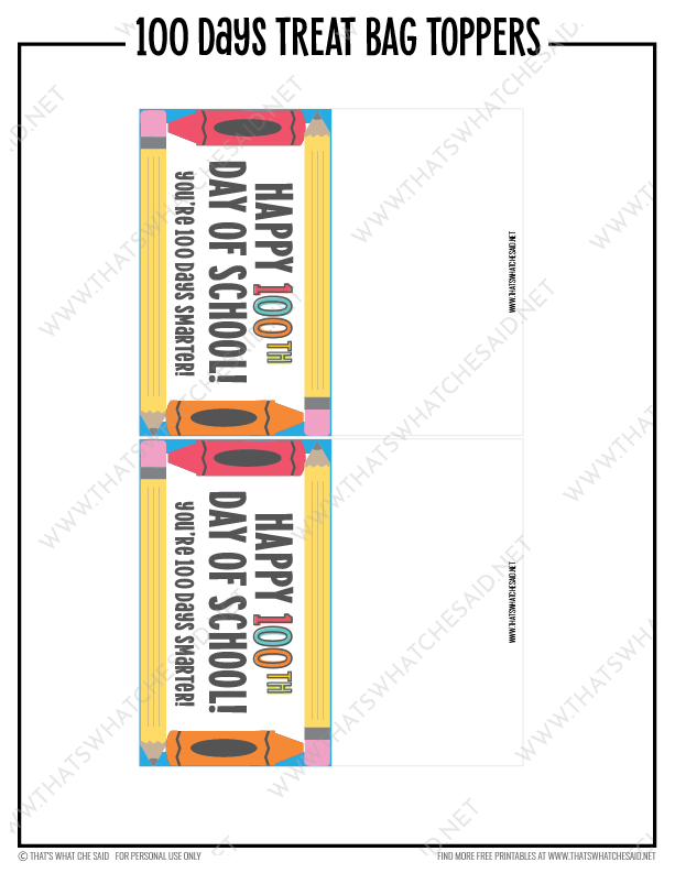 100 Days of School Printable Activity Bundle
