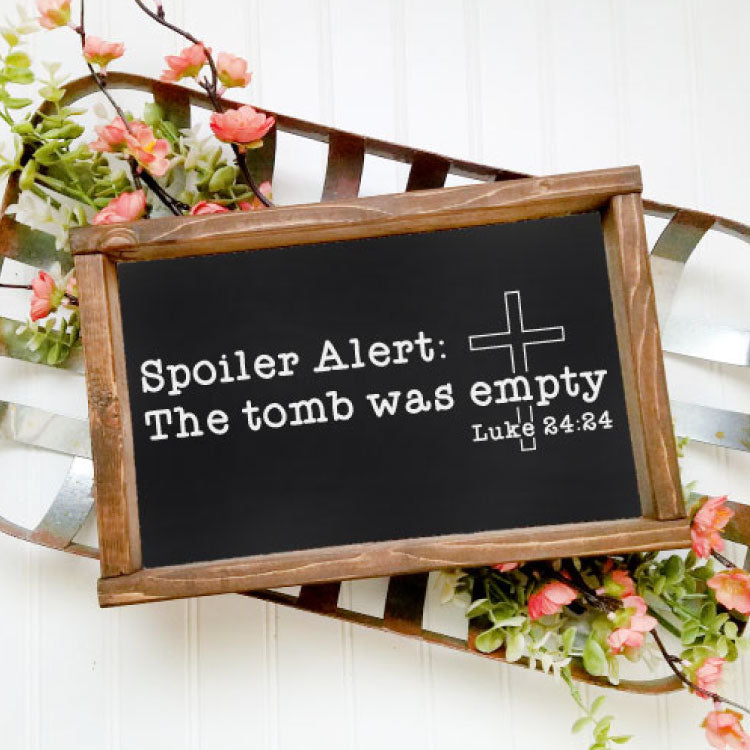 Spoiler Alert: The Tomb Was Empty