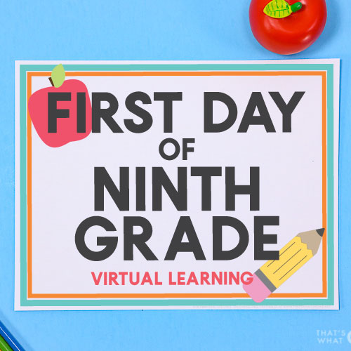 First Day of School Signs - Alternate Learning Options