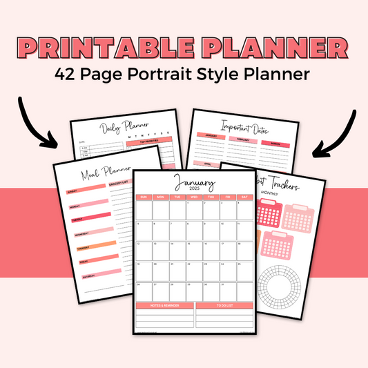 2025 Ultimate Printable Calendar and Organization Bundle