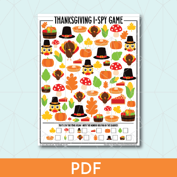 Printable Thanksgiving Activity Bundle