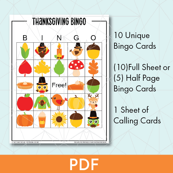 Printable Thanksgiving Activity Bundle