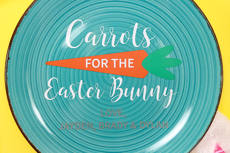 Carrots for the Eater Bunny Plate