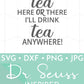 Dr. Seuss Beverage Tea Cup Saying