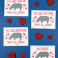 Printable Class Valentine Card Bundle