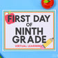 First Day of School Signs - Alternate Learning Options